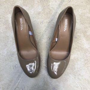 New | Merona Nude Heels | Size 6